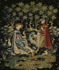 Offering of the Heart Tapestry Fine Art Print - Musee de Cluny, Paris