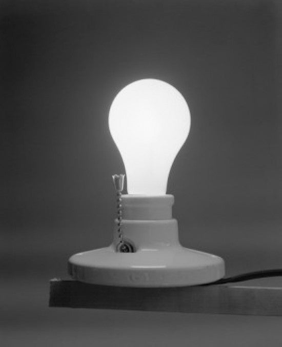 Close-Up of a Light Bulb Fine Art Print - Multiple Sizes Available