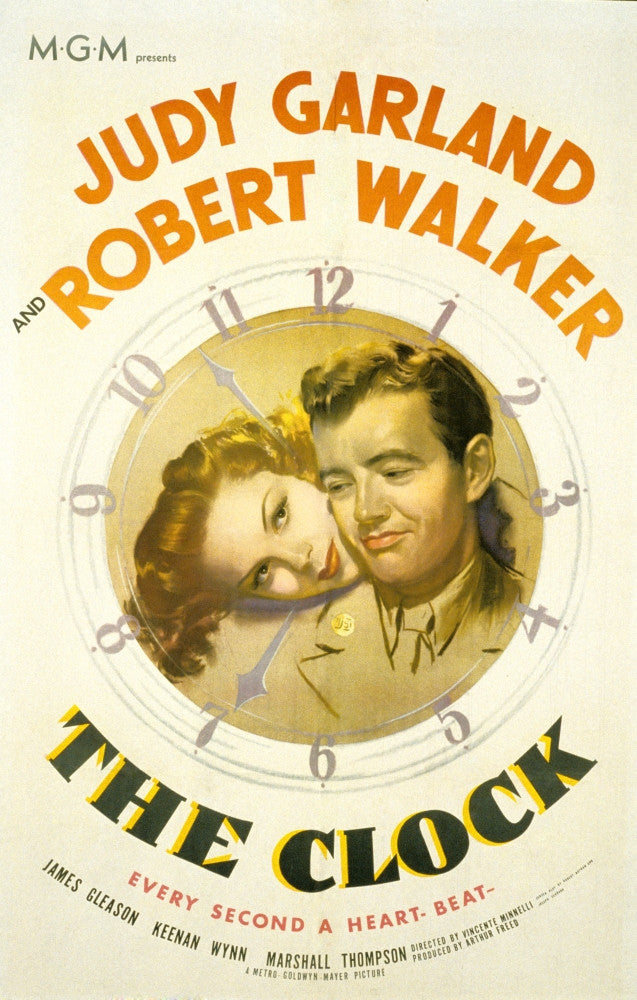 The Clock Movie Poster Fine Art Print featuring Judy Garland and Robert Walker (1945)