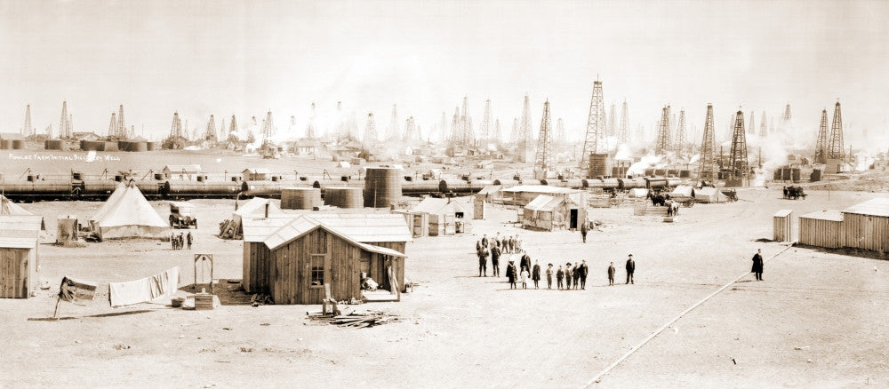 Burkburnett, Texas Oil Field Fine Art Print | Posterazzi