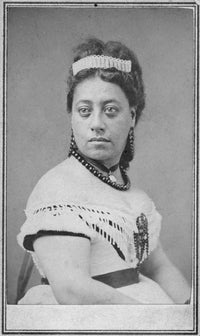Emma of Hawaii Fine Art Print - Original Carte-De-Visite Photograph by Granger Collection