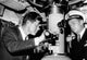 President John F. Kennedy Observing from USS Thomas A. Edison Poster Print