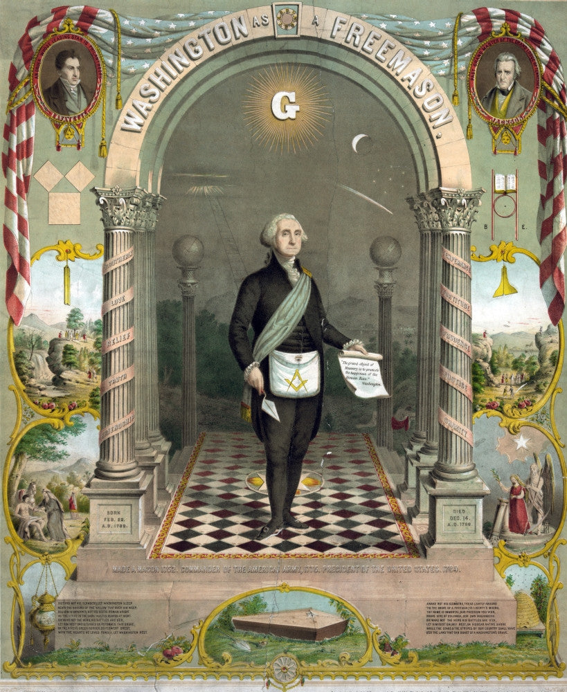 George Washington Freemason Fine Art Print by Science Source