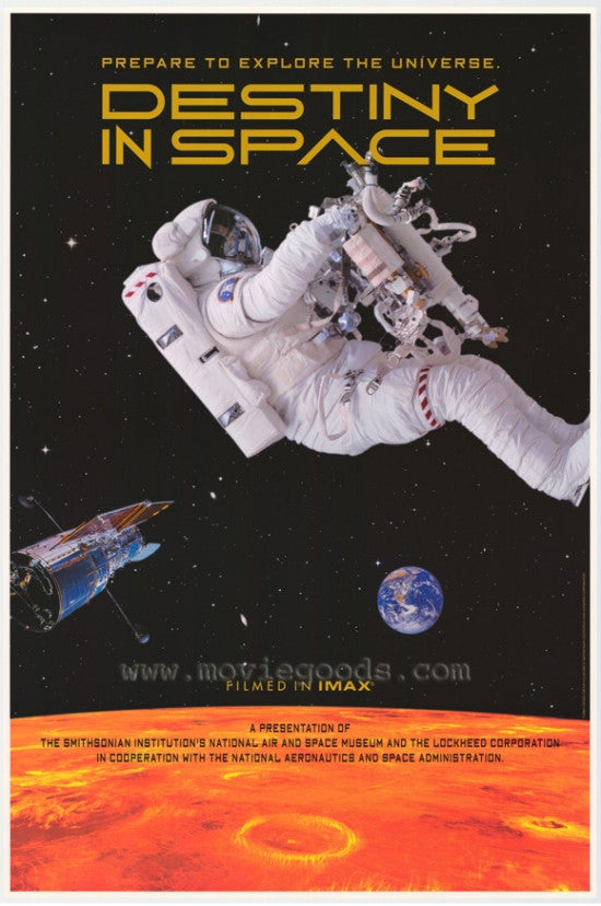 Destiny in Space IMAX Movie Poster Print - 27x40