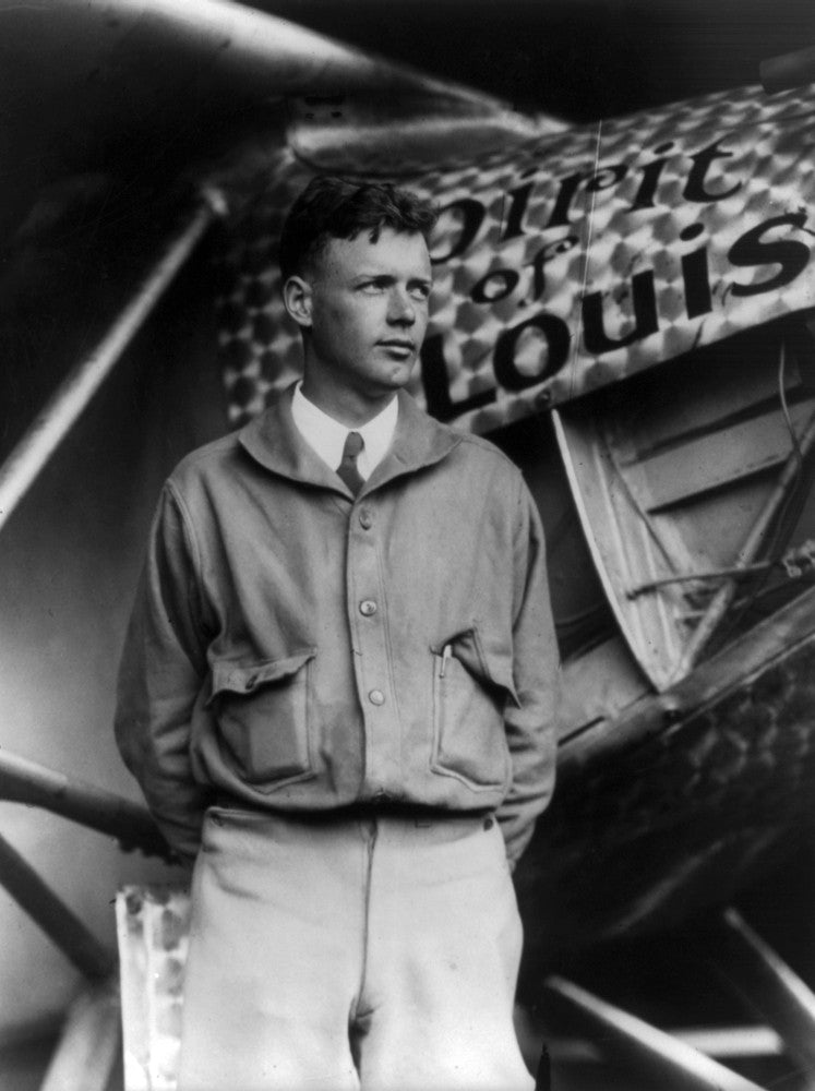 Charles Lindbergh American Aviator Fine Art Print by Science Source