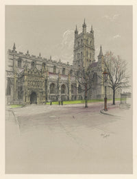 Gloucester Cathedral Fine Art Print by Mary Evans Picture Library