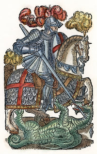 Red Cross Knight Fine Art Print from The Faerie Queene, 1598
