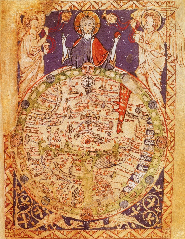 Psalter World Map Fine Art Print by Science Source