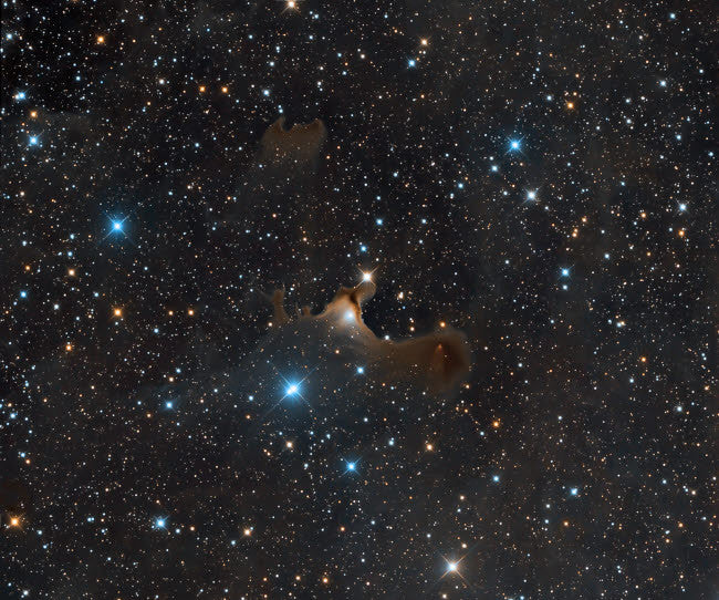 The Ghost Nebula, vdB 141 in Cepheus Fine Art Print by Michael Miller