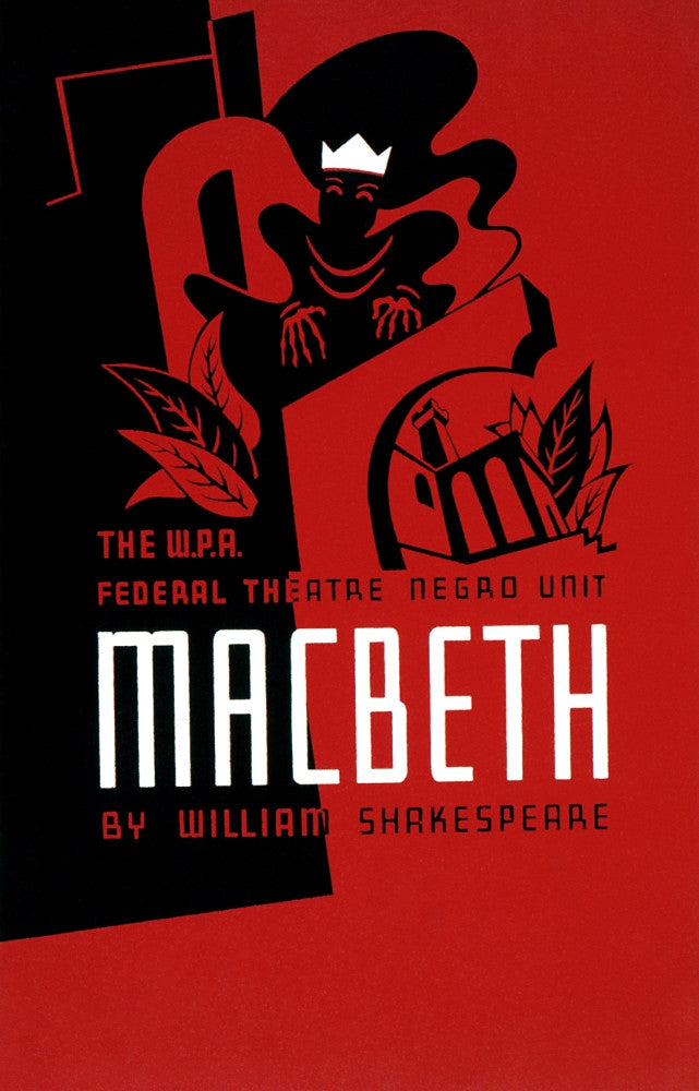 Macbeth 1936 WPA Production Poster Print by Granger Collection