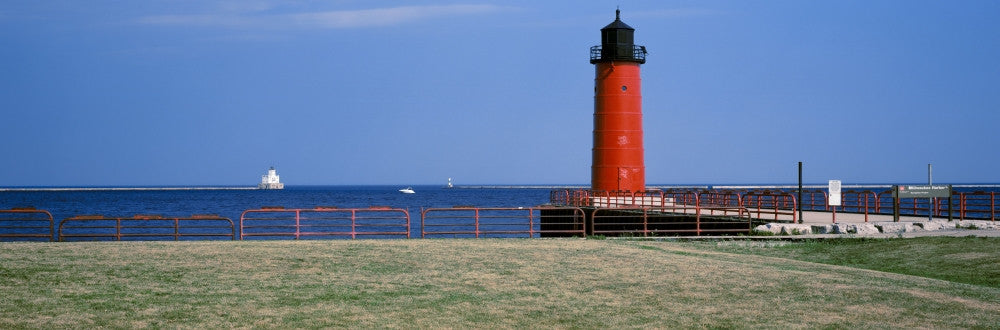 Milwaukee Pierhead Lighthouse Fine Art Print - Coastal Scene