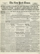 Historic 1929 New York Times Front Page Poster Print Featuring Byrd's South Pole Flight