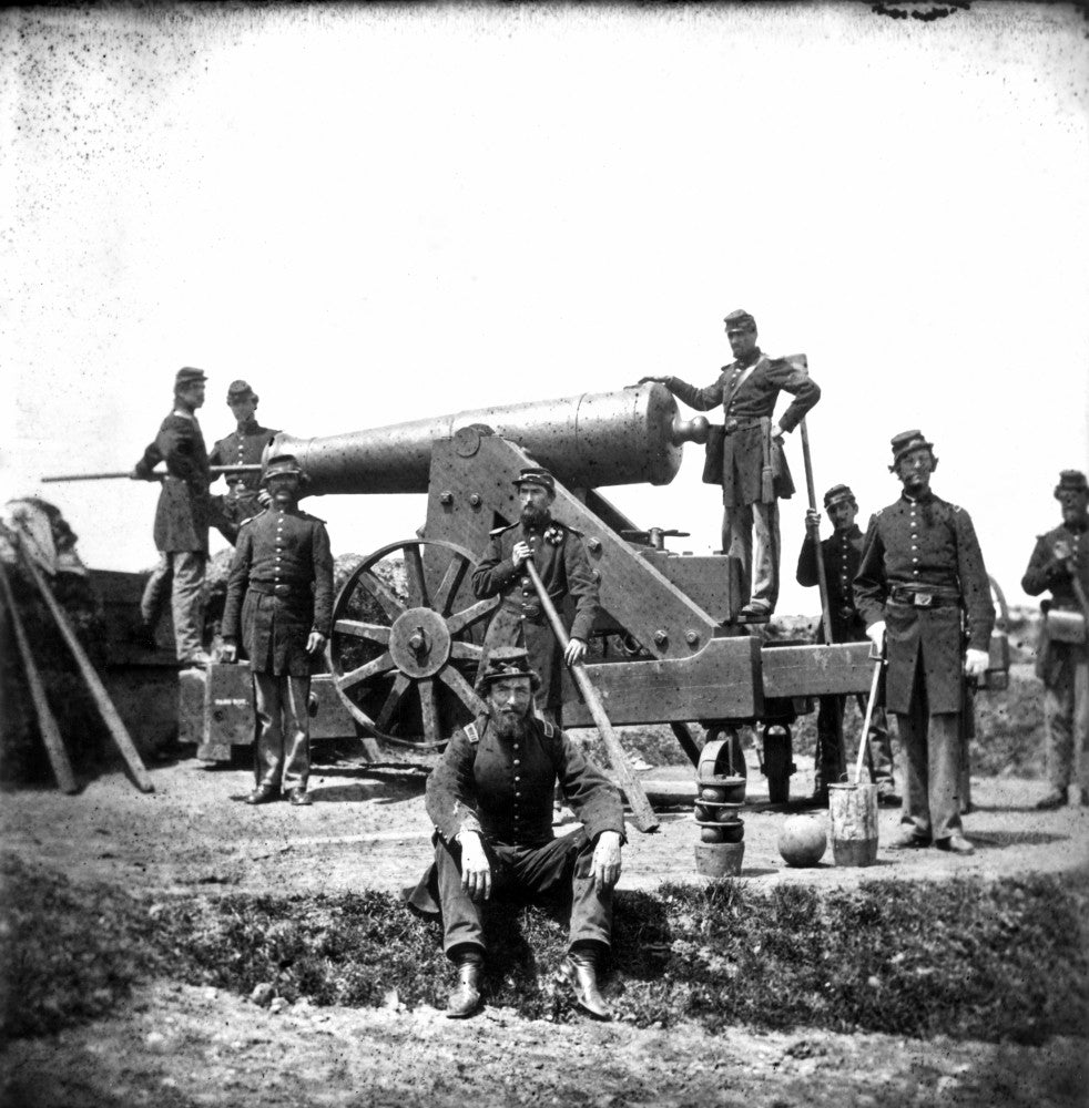 Civil War Union Artillery Fine Art Print by Granger Collection