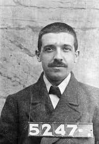 Charles Ponzi Arrest Photograph - Vintage Fine Art Print
