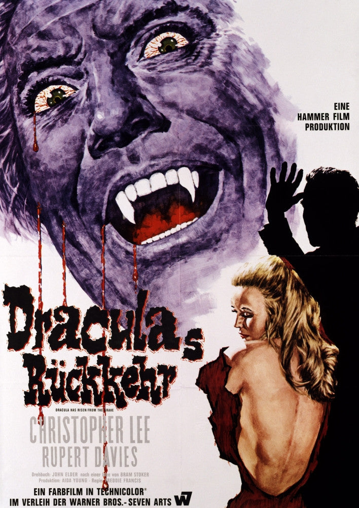 Dracula Has Risen From The Grave Movie Poster Print (1968)