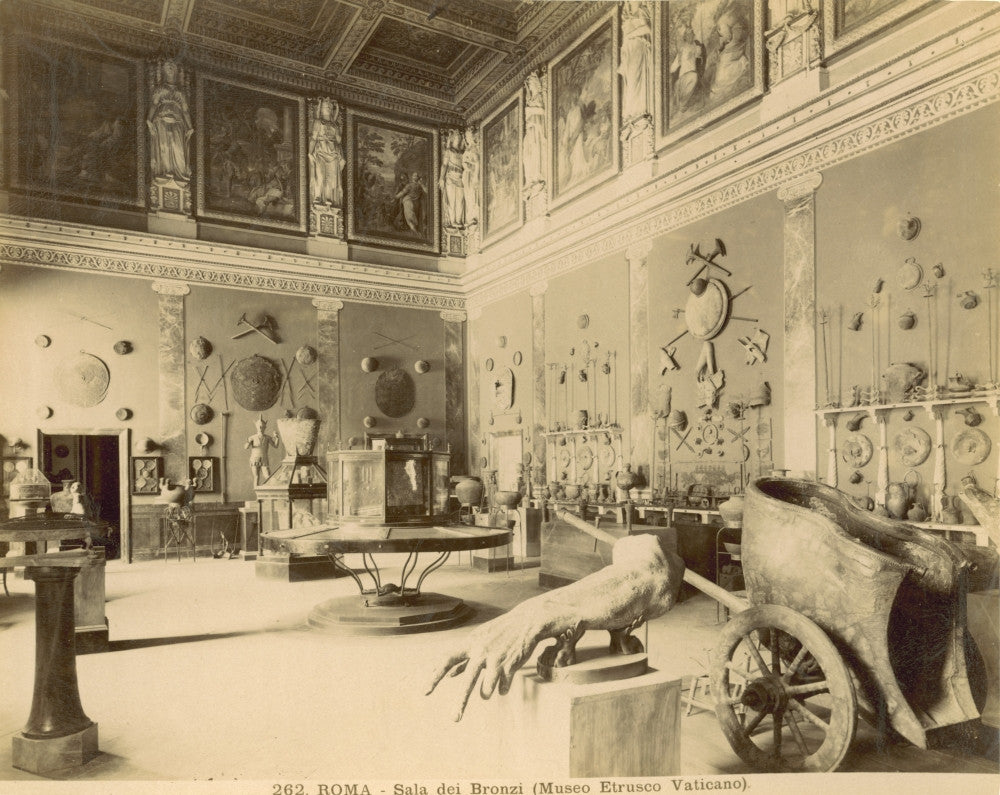 Rome: Hall of Bronze Fine Art Print - Museo Etrusco Vaticano