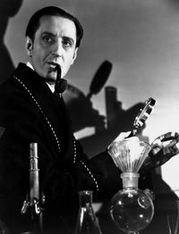 The Hound of the Baskervilles Photo Print featuring Basil Rathbone as Sherlock Holmes (1939)