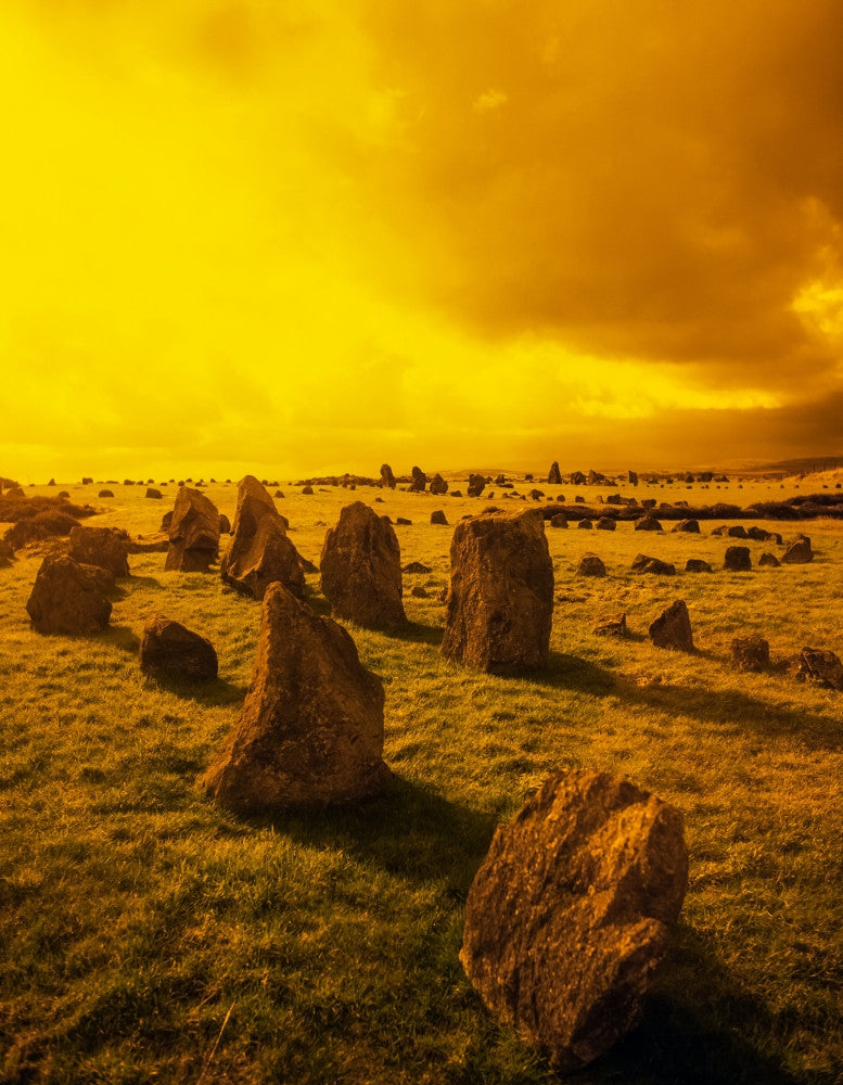 Beaghmore Stone Circles Fine Art Print by The Irish Image Collection