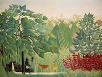 The Waterfall Fine Art Print by Henri Rousseau - 1910