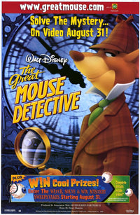The Great Mouse Detective Movie Poster - 27x40