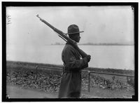 African American Soldier Drills at Shoulder Arms Fine Art Print