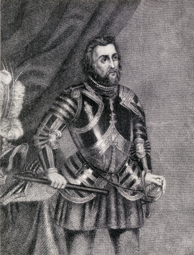 Hernan Cortes Fine Art Print - Spanish Conquistador (1485-1547)