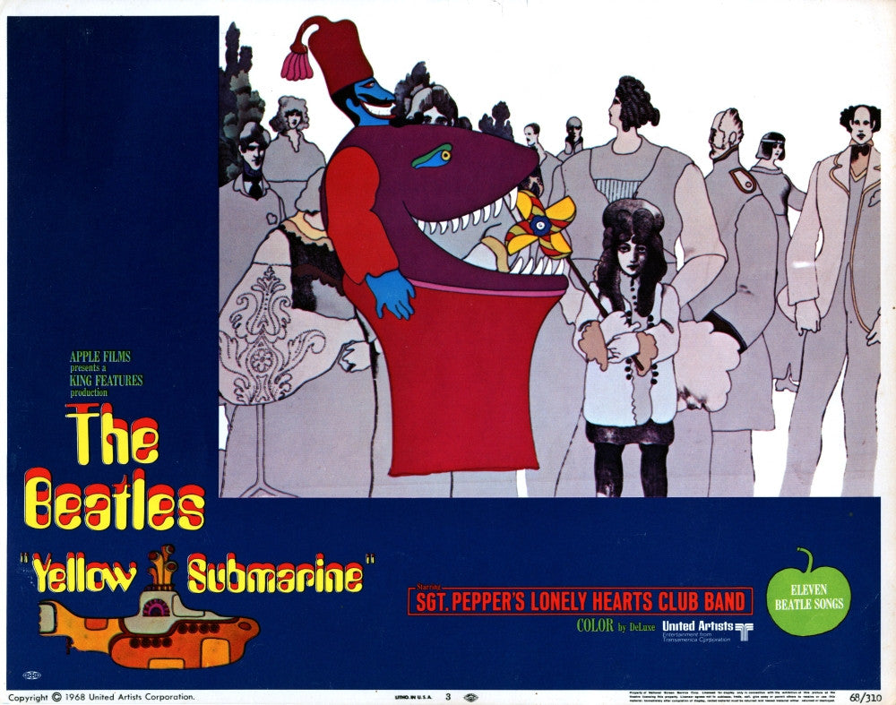 Yellow Submarine Movie Poster Fine Art Print by Everett Collection