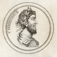 Commodus Lucius Aurelius Commodus Antoninus Fine Art Print - Historical Emperor