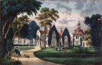 Sunnyside - On The Hudson Fine Art Print by Currier & Ives