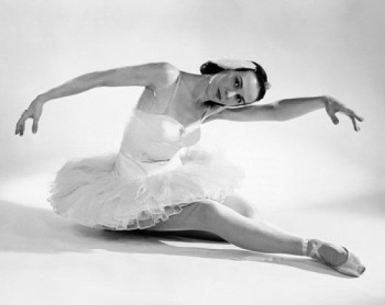 Ballerina Performing a Ballet Fine Art Print
