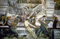 Diego Rivera: Detroit Mural Fine Art Print by Granger Collection