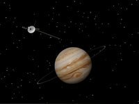 Voyager Spacecraft Near Jupiter Fine Art Print | Posterazzi