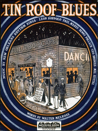Tin Roof Blues American Songsheet Cover Fine Art Print
