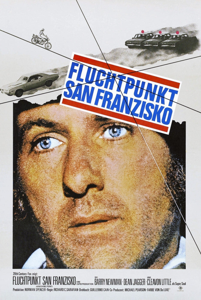 Vanishing Point Movie Poster - German Print (1971) | Posterazzi