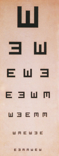 Tumbling E Eye Chart Fine Art Print by Science Source