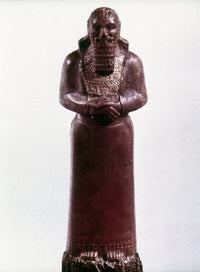 Assyrian Royal Statue Fine Art Print - 9th Century B.C. | Posterazzi