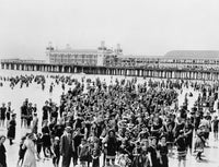 Atlantic City Beach Vintage Photograph Print by Granger Collection