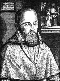 St. Francis of Sales 17th Century Line Engraving Poster Print