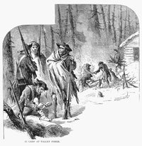 Valley Forge 1777-78 Fine Art Print - Continental Army Encampment