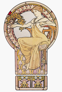 Mucha: Woman, C1900 Fine Art Print by Alphonse Mucha