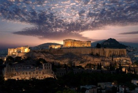 Ruins of a Temple in Athens, Attica, Greece Poster Print by Panoramic Images