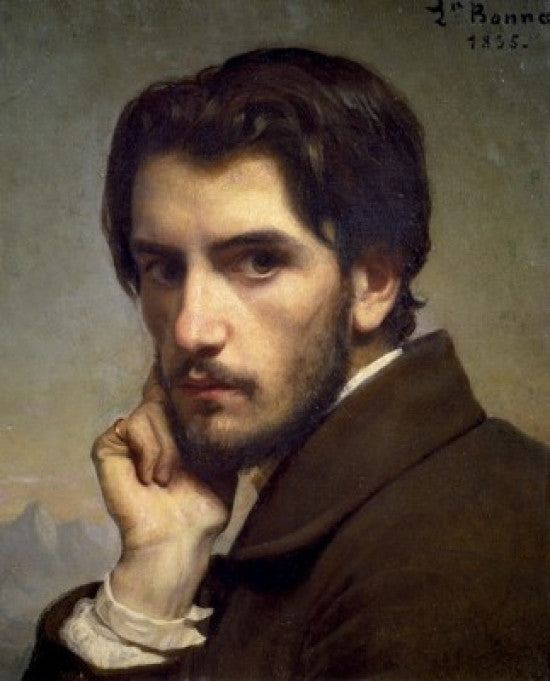 Self-Portrait Fine Art Print by Lon Joseph Florentin Bonnat - 1855