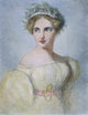 Fanny Mendelssohn Hensel Wood Engraving Fine Art Print by Granger Collection