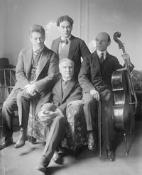 Fritz Kreisler, Pablo Casals, Damrosch & Bauer Musical Talent Fine Art Print