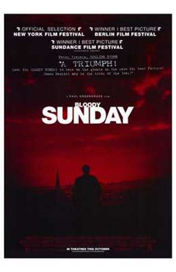 Bloody Sunday Movie Poster 11x17 | Posterazzi
