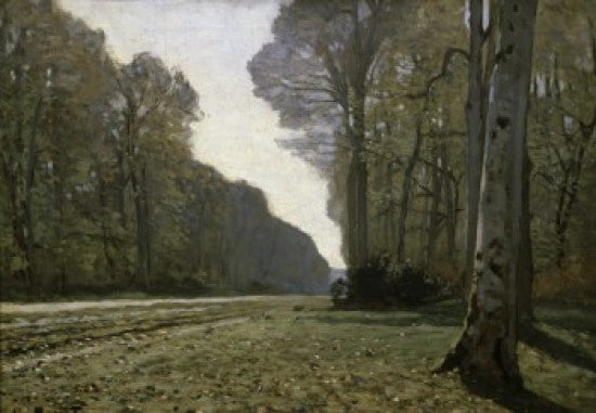 Road to Bas-Breau Fine Art Print by Claude Monet - Musee de l'Orangerie