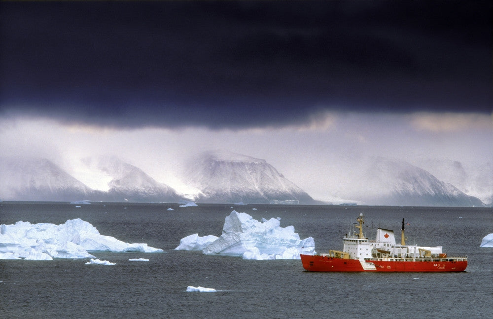 Canadian Coastguard Icebreaker Fine Art Print - Northwest Greenland