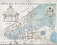 1728 Engraved Map of New York City - Fine Art Print by Granger Collection