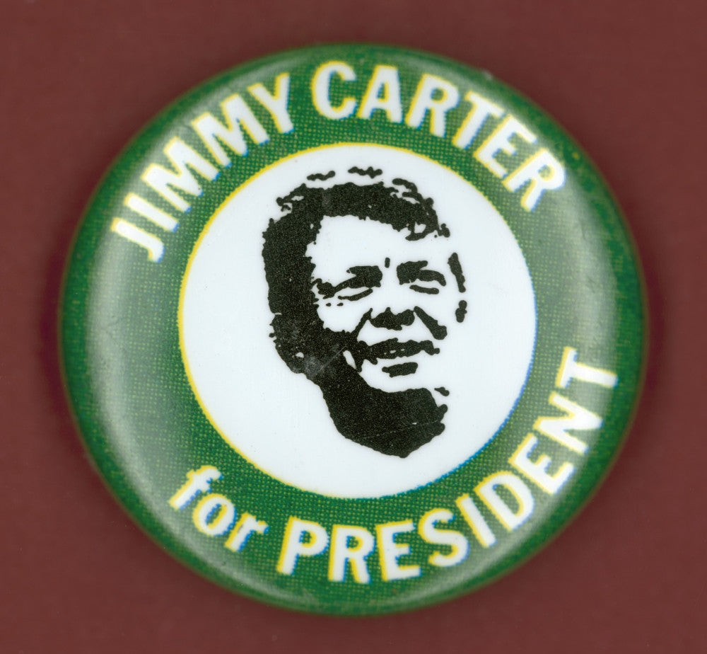 Carter Campaign Button Poster Print - 1976 Presidential Bid