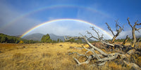 Double Rainbow Fine Art Print - Rocky Mountain National Park by Vic Schendel